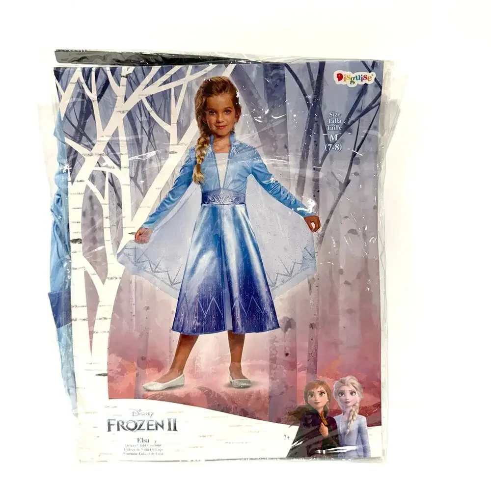 NWT Disguise Disney Frozen II Elsa 2 pc Halloween Cosplay Costume